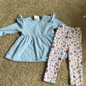 Stitchy fish fall leaves set